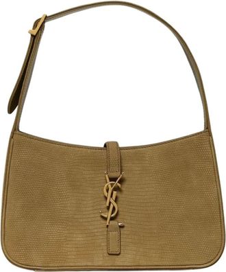 Saint Laurent Tassen, Dames, Geel, ONE Size, Leer, Le 5 7 Shoulder Bag