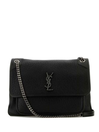 Saint Laurent Niki grote schoudertas - Zwart