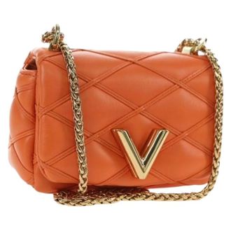 Louis Vuitton Pre-owned Vintage Shoulder Bag - Dames - Pre-owned - Oranje - Maat: ONE Size Leer