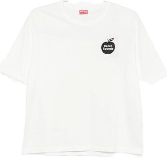 Kenzo T-shirt - Dames - T-shirts - Wit - M - Nylon - Tops