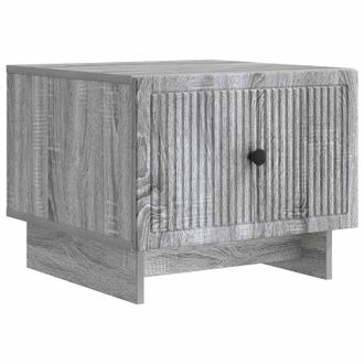 vidaXL Mesa De Caf&eacute; Gris Sonoma 49 X 50 X 40 Cm Madera De Ingenier&iacute;a Vidaxl