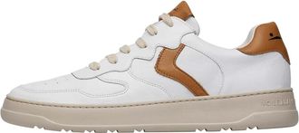 Voile Blanche Retro Leren Sneakers - Heren - Sneakers - Bruin - 41 EU - Leer - Schoenen