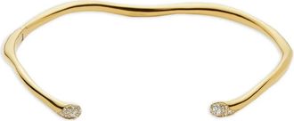 Missoma Torque open necklace - women - 18K Gold-Plated Recycled Brass/Cubic Zirconia - One Size