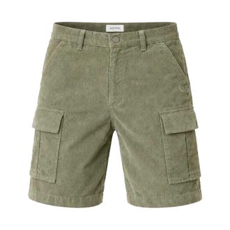 Jack Wills Effen katoenen cargoshorts voor heren (Zilveren Salie)