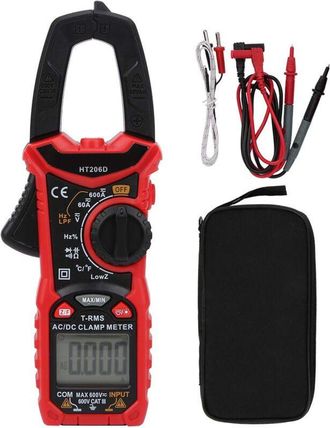 OEM Pinza Amperim&eacute;trica - 0 A A 600 A Ca Cc - Pantalla Lcd - Selecci&oacute;n Autom&aacute;tica - Cat Iii 600 V - Apertura 31 Mm - 1 Unidad