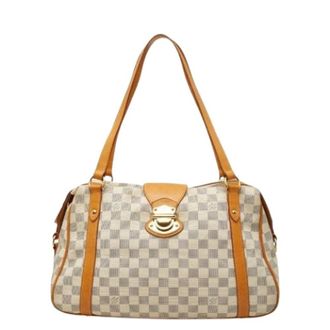 Louis Vuitton Pre-owned Handbags, female, Beige, Size: ONE SIZE Pre-owned Shoulder bag Tote bag