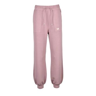 Emporio Armani Sweatpants, female, Pink, Size: XL Tuta Sweatpants