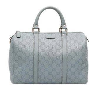 Gucci Pre-owned Handbags, female, Blue, Size: ONE SIZE Pre-owned The Joy Boston Bag