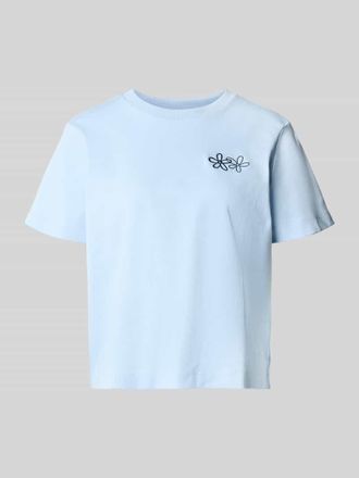 Vero Moda Regular Fit T-Shirt aus reiner Baumwolle Modell SARA in Hellblau, Gr&ouml;&szlig;e XL