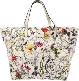 Gucci Pre-owned Gucci Canvas Flora Tote Ladies A224DBILXGN7KPRU