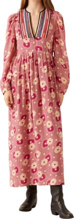 Alix of Bohemia Winifred Dress In Berry Daisy