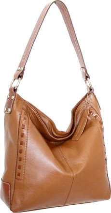 Nino Bossi Everyday Leather Hobo Bag in Cognac