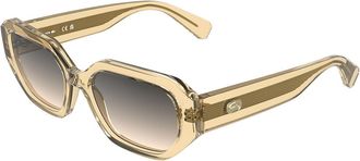 Lacoste L6091S 749 Womens Sunglasses Yellow Size 55