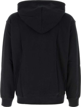 New Balance Mens Black Cotton Sweatshirt Exterior: Felpe Sweater