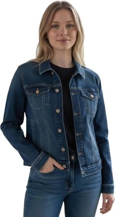 Gloria Vanderbilt Denim Jacket In Blue
