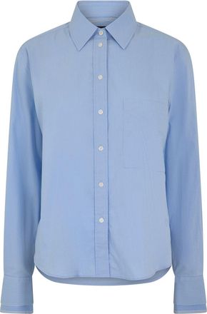 HUGO BOSS Womens Brielle 1 Monday Blouse in Bright Blue - Size 16 UK