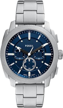 Fossil Mens Machine Blue Dial Watch