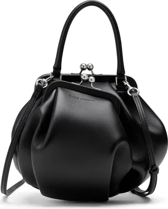 Marc Jacobs Wave Leather Kisslock Bag in Black at Nordstrom