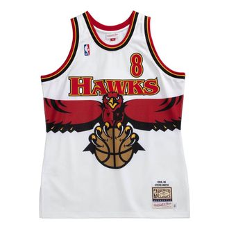 Mitchell & Ness x NBA Atlanta Hawks 1995-96 Jerseys Steve Smith 8 AJY4SB19087-AHAWHIT95SSM