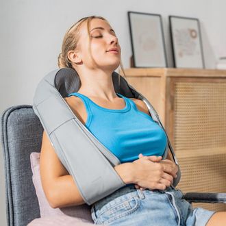 InnovaGoods Masajeador Corporal - Innovagoods - Shiatsu Pro Massatsu - Recargable - Calor Infrarrojo - 3 Velocidades