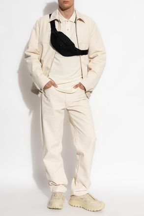 Moncler Reversible Down Jacket, Mens, Cream