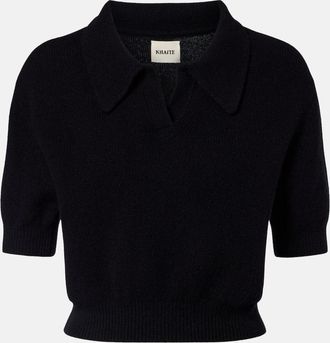 Khaite Top Leni in lana e cashmere