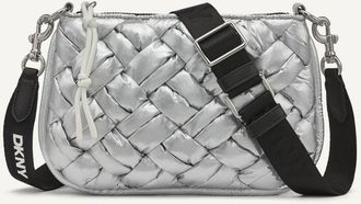 DKNY Nadia Crossbody Bag in Silver at Nordstrom
