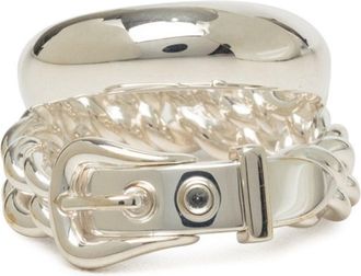 Herm&egrave;s Silver 925 Band Ring (Pre-Owned)