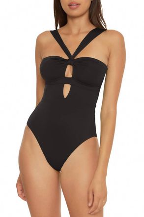 BECCA by Rebecca Virtue Convertible Bandeau One Piece Swimsuit In Black