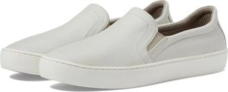 L.L.Bean Womens L. L. Bean Eco Bay 521779 Sneakers Silver Canvas Slip-On Shoes HAWK1916