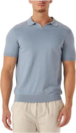 Saint Steve Saint Steve, Tops, Heren, Blauw, M, Katoen, Heren Polo & T-shirts Sean