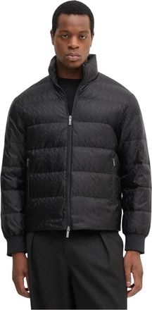 A|X Armani Exchange Chaqueta Acolchada con Logo Tono Sobre Tono - Jackets - Hombre - Negro - L
