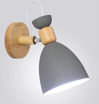 OEM Aplique De Pared Moderno Y Creativo, L&aacute;mpara De Pared Sencilla De Hierro Con Base E27, Estilo Art D&eacute;co N&oacute;rdico Para Dormitorio, Sala De Estar, Habitac