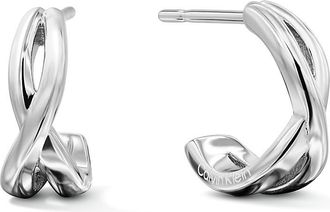 Calvin Klein Womens Infinity Curved Earrings - Metallic