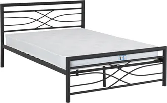 Seconique KELLY 46 DOUBLE BED - BLACK - SECONIQUE | TJ Hughes