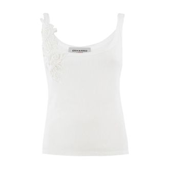 Ermanno Scervino Mujer, Camisetas, Blanco, Talla: XS