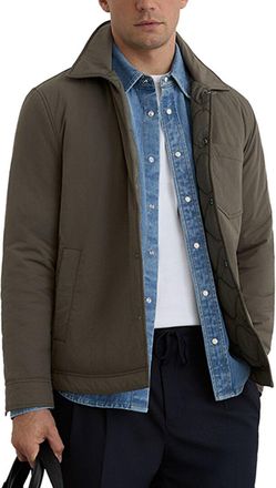 Reiss Vasey Nylon Quilted Ov Casual Shirt