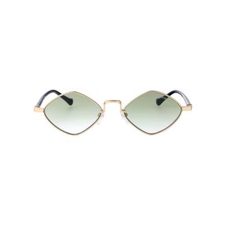 Emporio Armani Angular Cat-Eye Zonnebril - Heren - Accessoires - Geel - Maat: 50 MM