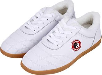 Generic Unisex Taekwondo Shoes,Boxing Sport Gym for Children Adults for Karate Kung Fu(5.5 UK) White