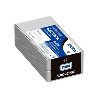 Epson Ink Black Schwarz (c33s020601) Sjic22p(k) - Epson