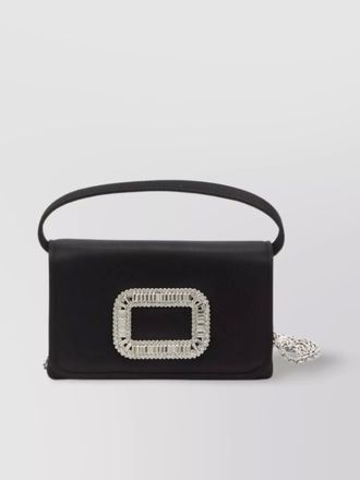 Roger Vivier mini pilgrim bag with chain shoulder strap