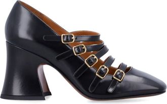 Chlo&eacute; Janis Pump - Dames - Pumps - Zwart - 38 EU - Leer - Schoenen