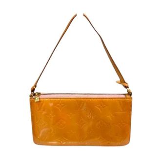 Louis Vuitton Pre-owned Shoulder Bags, female, Orange, Size: ONE SIZE Pre-owned Monogram Vernis Handbag