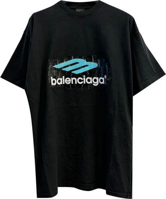 Balenciaga Oversized Logo-Detail T-Shirt