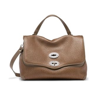 Zanellato Dames, Tassen, Grijs, Maat: ONE Size Leer