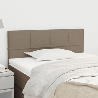 vidaXL Testiera Tortora 100x5x78/88 cm in Tessuto - Vidaxl