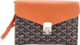 Goyard Chypre Wallet on Strap Coated Canvas with Leather