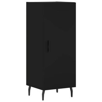 Berkfield Home Sideboard Black 34.5x34x90 cm Engineered Wood