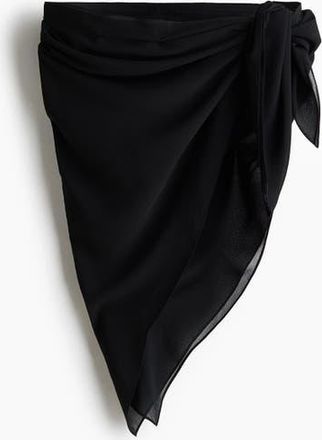 H&M Triangle Scarf in Black at Nordstrom