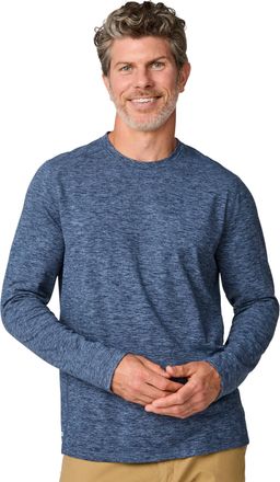 Free Country Mens FreeCycle Sueded Long Sleeve Crew Neck
